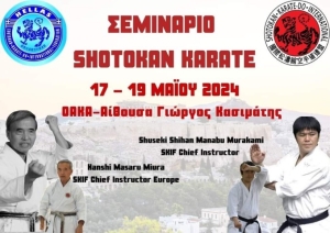 Σεμινάριο Shotokan Karate (17-19 Μαίου 2024)