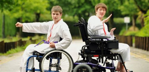176 wheelchair karate