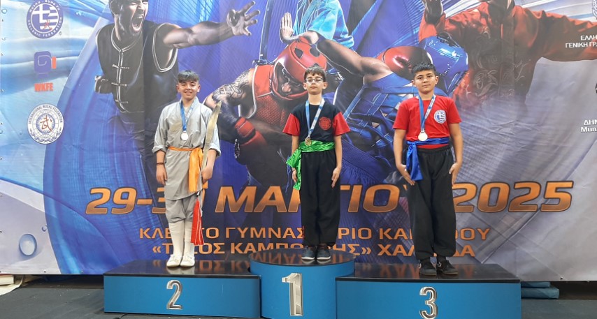 Ο Παύλος Κουράκης στην 3η Θέση στο Σπαθί Small