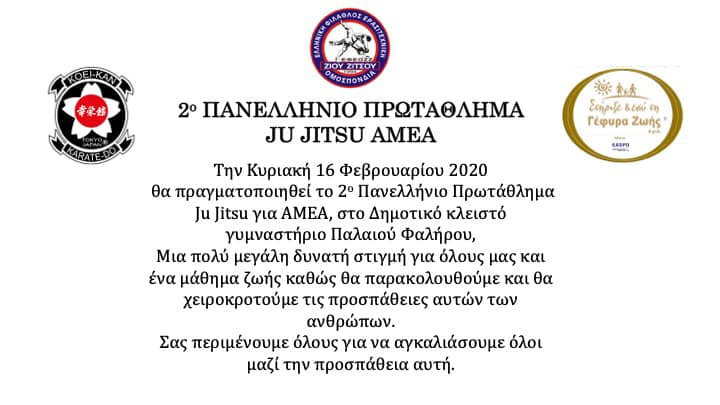 2ο Παννελλήνιο JU JITSU ΑΜΕΑ