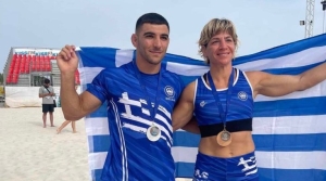 Παγκόσμιο πρωτάθλήμα Beach Wrestling Ανδρών-Γυναικών 2024: Διπλή επιτυχία στη Γαλλία για τους Χριστοφορίδη – Ανδρούτσου